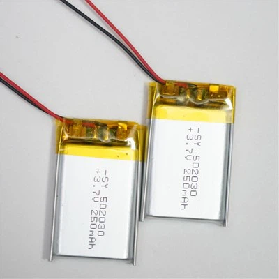 Batterie lithium-ion polymère 3,7 V 250 mah